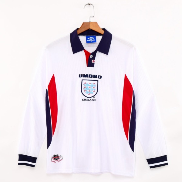 Maglia Inghilterra Home 1998 Manica Lunga Retro