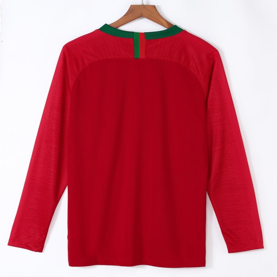 a7666fadcae223bef090d035dfa238cb.jpg Maglia Portogallo Home Maniche Lunghe 2018 Retro