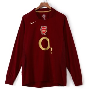 ab42aed18b3d7a7886ef8f50f99c1c90.jpg Maglia Arsenal Home 2005-2006 Maniche Lunghe Retro