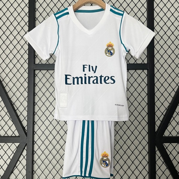 Maglia Real Madrid Home 2017-2018 Bambino Retro