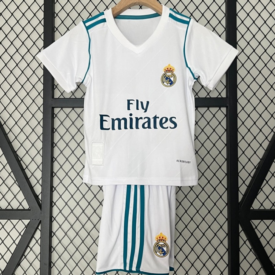 Maglia Real Madrid Home 2017-2018 Bambino Retro