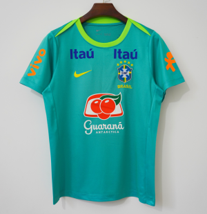 Maglia Brasile Training Verde 2004 Retro