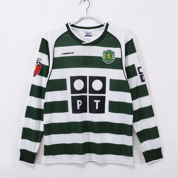 Maglia Sporting CP Home 2001-2003 Manica Lunga