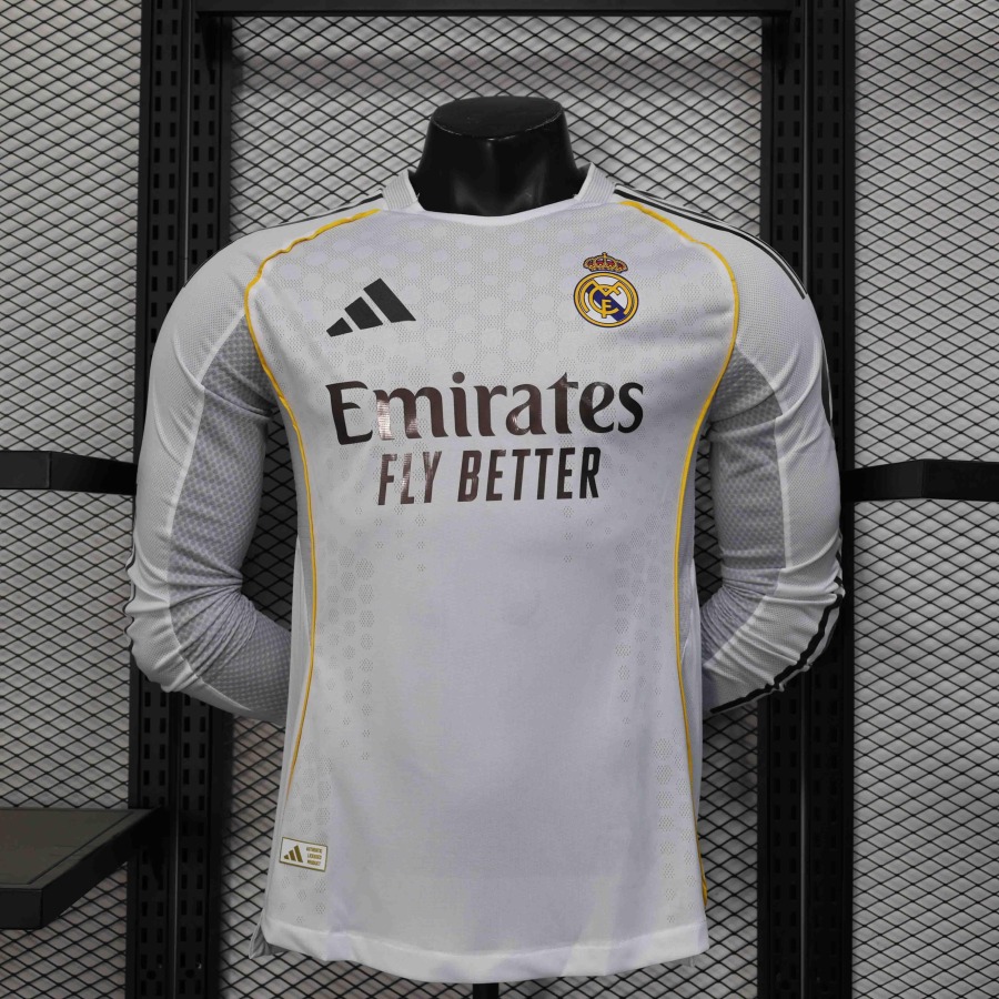 Maglia Real Madrid 2025-26 Manica Lunga