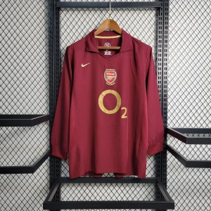 Maglia Arsenal Retro Maniche Lunghe 2005/06