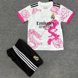 Maglia Real Madrid 25/26 Bambino Rosa Drago