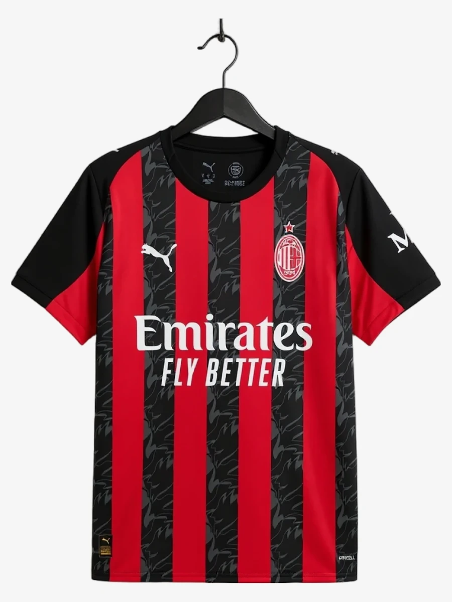 maillot-ac-milan-domicile-2025-2026 studio v12 Maglia AC Milan Home 2025-2026