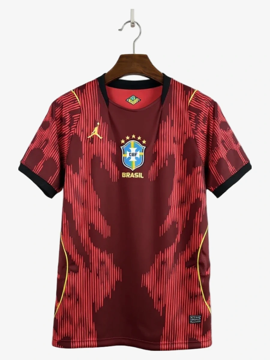 maillot-bresil-2026-rouge-edition-premium studio v12 Maglia Brasile 2026 Rosso Edizione Premium