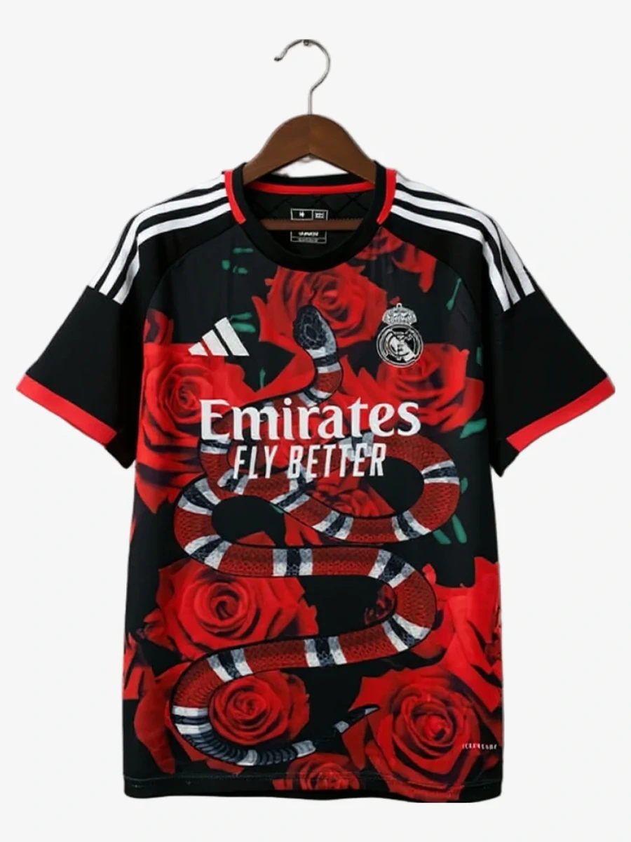 Maglia Concept Real Madrid Edizione Rosa Rossa 2025-2026