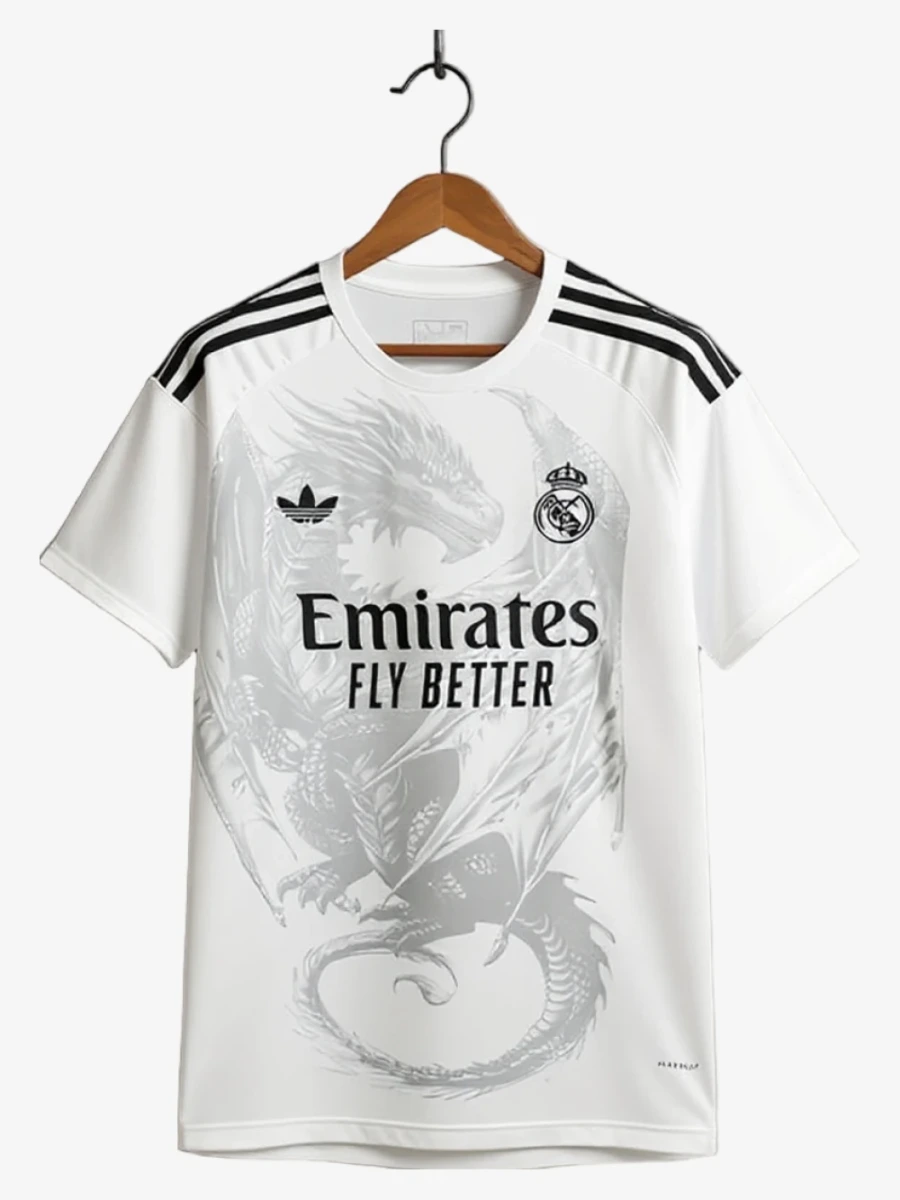 Maglia Concept Real Madrid Edizione Speciale Drago Bianco 2024-2025