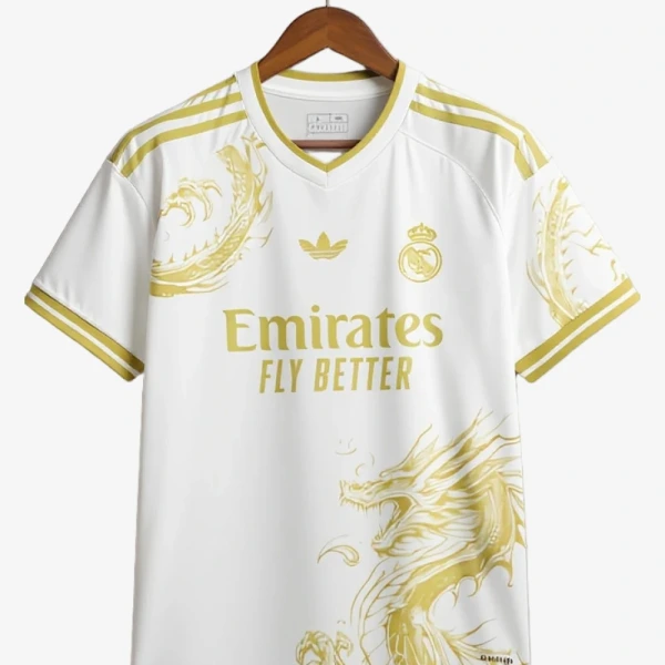 Maglia Concept Real Madrid Edizione Speciale Drago Oro 2024-2025