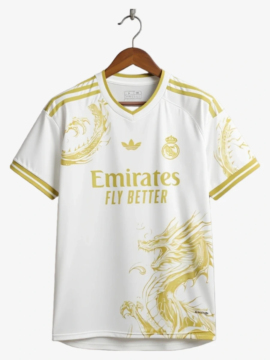 Maglia Concept Real Madrid Edizione Speciale Drago Oro 2024-2025