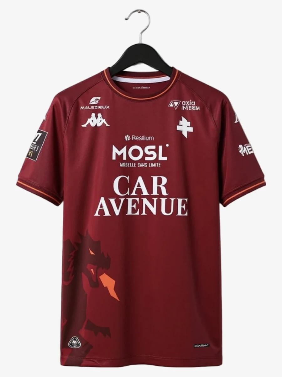 maillot-fc-metz-domicile-2025-2026 studio v12 Maglia FC Metz Home 2025-2026