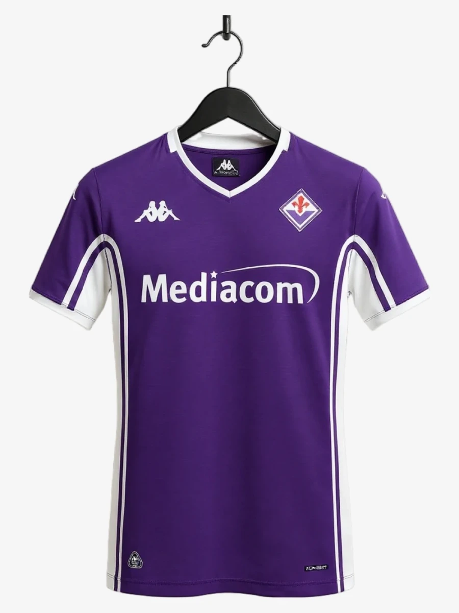 maillot-fiorentina-domicile-2025-2026 studio v12 Maglia Fiorentina Home 2025-2026