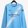 maillot-manchester-city-domicile-manches-longues-2025-2026 studio v12 Maglia Manchester City Home Manica Lunga 2025-2026