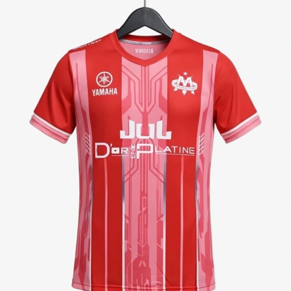 Maglia OM X Jul Rosso 2025-2026