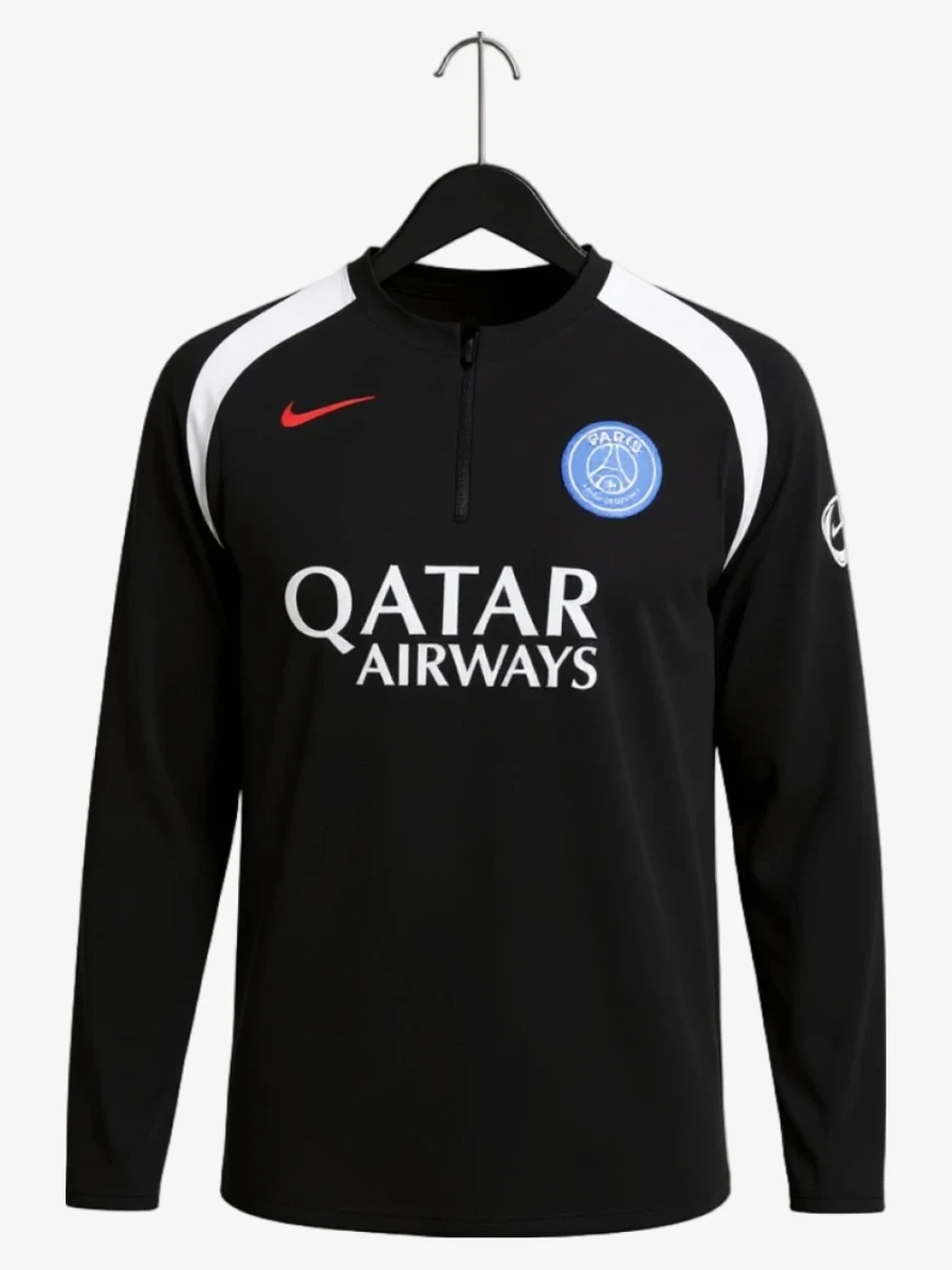 maillot-psg-black-2025-26 studio v12 Maglia PSG Black 2025/26