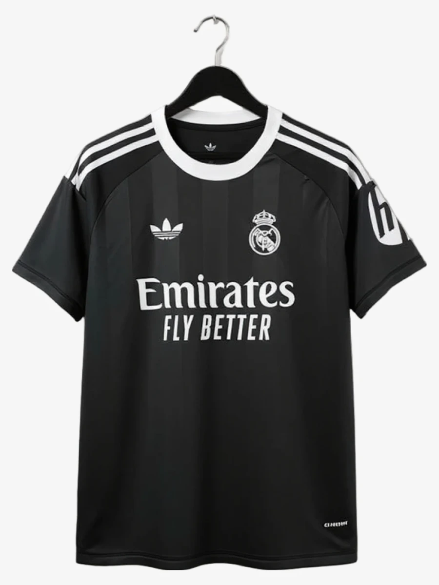 Maglia Real Madrid Edizione Portiere Nero 2025-2026