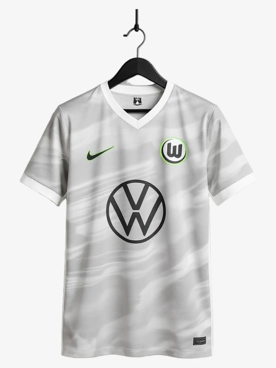 maillot-vfl-wolfsburg-exterieur-2025-2026 studio v12 Maglia Vfl Wolfsburg Away 2025-2026