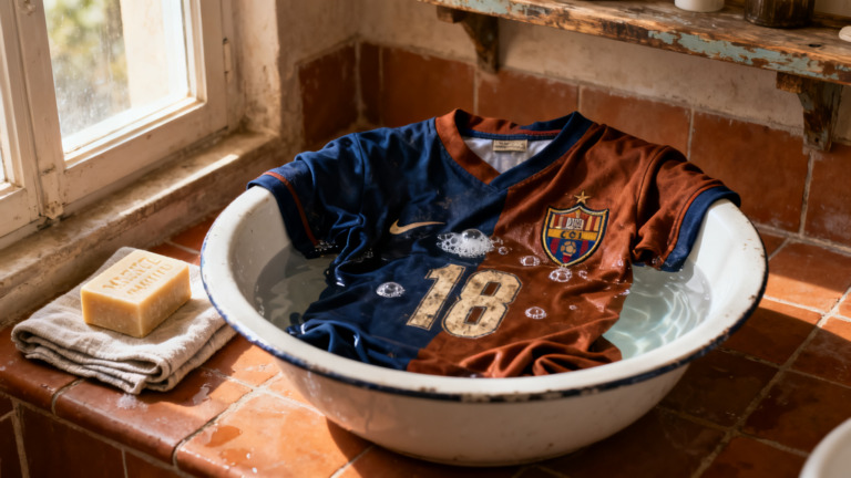 Come lavare una maglia da calcio a mano: la guida per chi ci tiene davvero