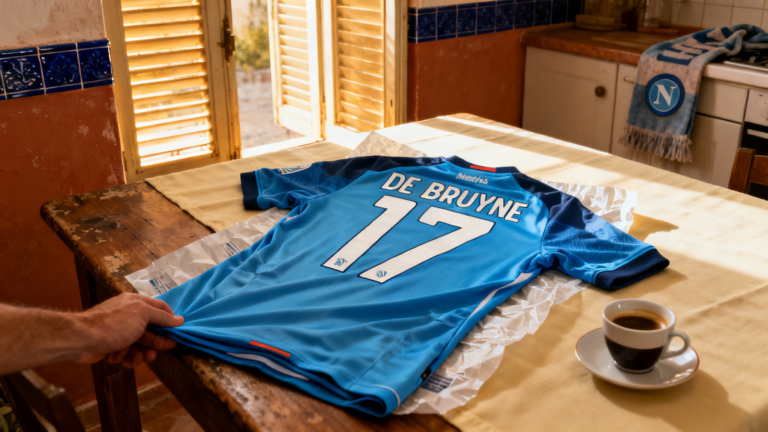 Maglia De Bruyne Napoli: il belga che ha fatto impazzire il Vesuvio
